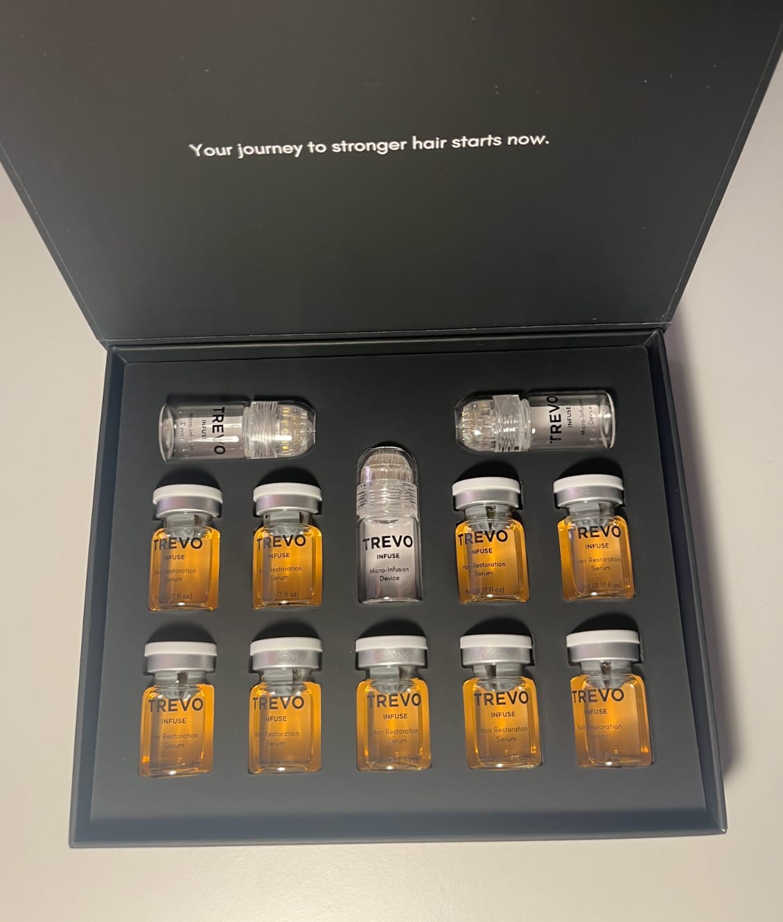 Customer photo — TREVO Infuse kit on arrival
