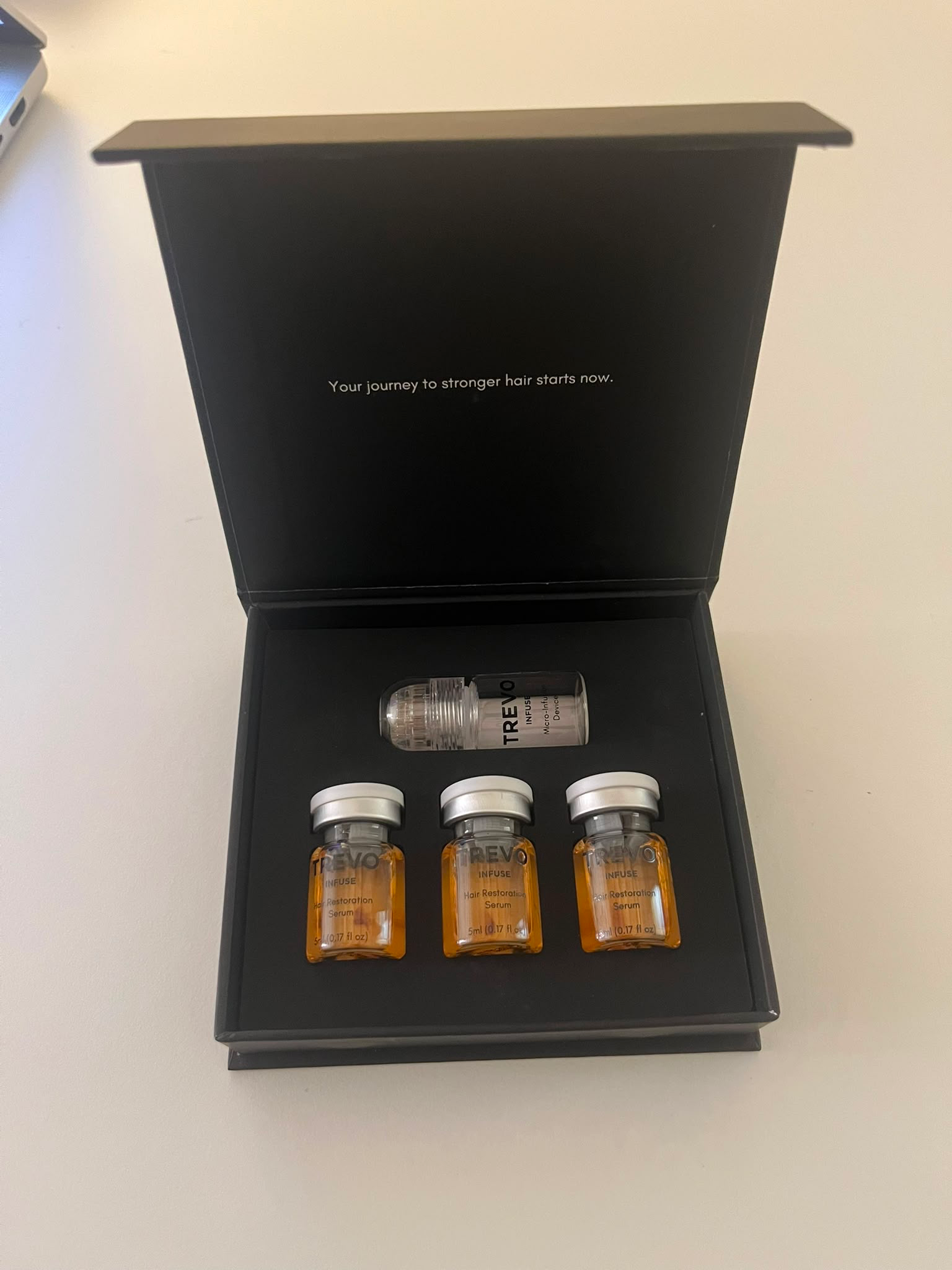 Customer photo — TREVO Infuse kit opened on arrival
